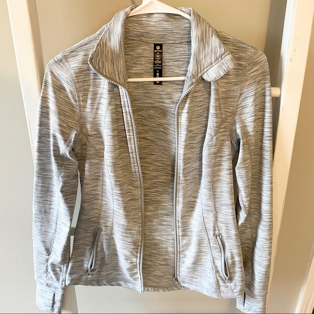 90 degree Zip up athletic jacket, lightly worn